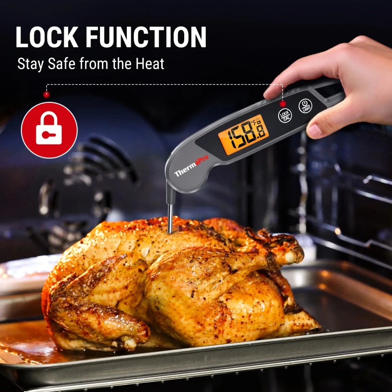 ThermoPro TP603W Digital Meat Thermometer Waterproof Kitchen Food Thermometer