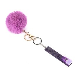 KADS Credit Card Puller, Acrylic Debit Bank Card Grabber for Long Nails ATM Keychain (Purple)