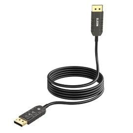 Elecan 8K Fiber Optic Displayport 1.4 Cable 100 Ft, Active Optical DP to DP Cable Support 8K@60Hz 4K@144Hz 2K,32.4Gbps,HBR3,HDCP2.2,HDR,VR Headset,Graphics,Slim and Flexible Display port Cord