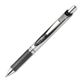 Pentel EnerGel Steel Tip Pen - Black