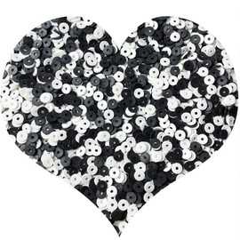 Xinhongo 2000pcs Mix Black White Clay Beads Heishi Flat Beads for Jewelry Making Earrings Bracelets Necklaces