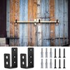 2 Pcs Door Barricade Brackets, Door Barricade Clamps U Brackets,