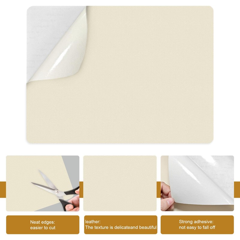 IANZE 2Pcs Leather Repair Patch, Self Adhesive Leather Repair Patch