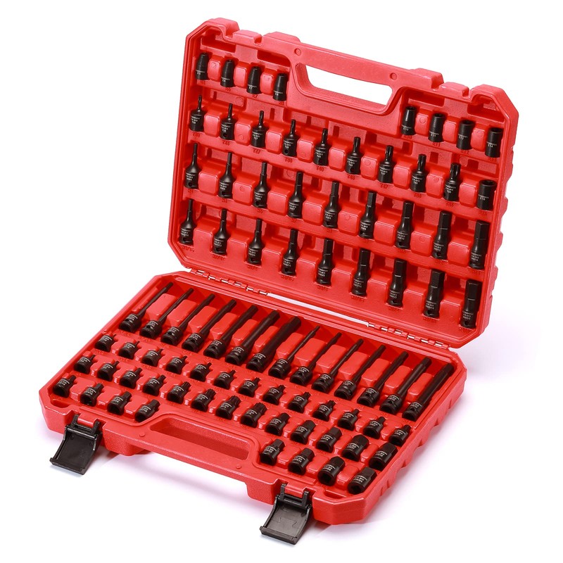CASOMAN 84 Pieces 3/8" Dr. Master Hex & Torx Bit