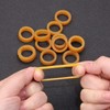 ONLYKXY Rubber bands 23mm OD 16mm ID Silicone Cable Ties