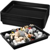 Maitys 15 Pcs Flat Plastic Trays 16.1 x 11.8'' Sensory