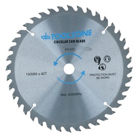 3pc 190mm TCT Circular Saw Blades 20/24 and 40 Teeth 16mm Bore TE598