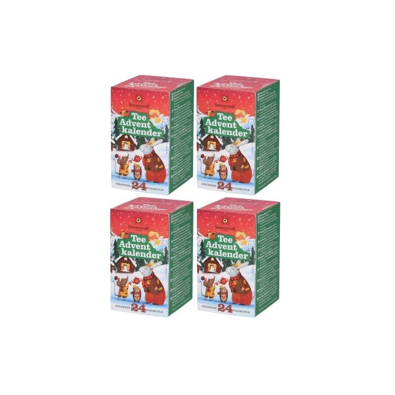 Sonnentor Tea Advent Calendar Pack of 4