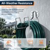 Joyfair Water Hose Holder, Metal Hose Holders for Outside Garden,
