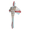 Physician Healer Caduceus Herald's Wand Entwined Serpents Winged Wall Cross
