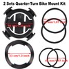 Paifeancodill 2 Sets Quarter-Turn Bike Mount Kit Compatible with Garmin