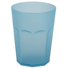 Gariella Plastic Cups Blue Drinking Cups Party Cups Plastic Drinking Glasses Reusable 0.4 L