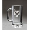 Jameson Irish Coat of Arms Glass Beer Mug (Sand Etched)