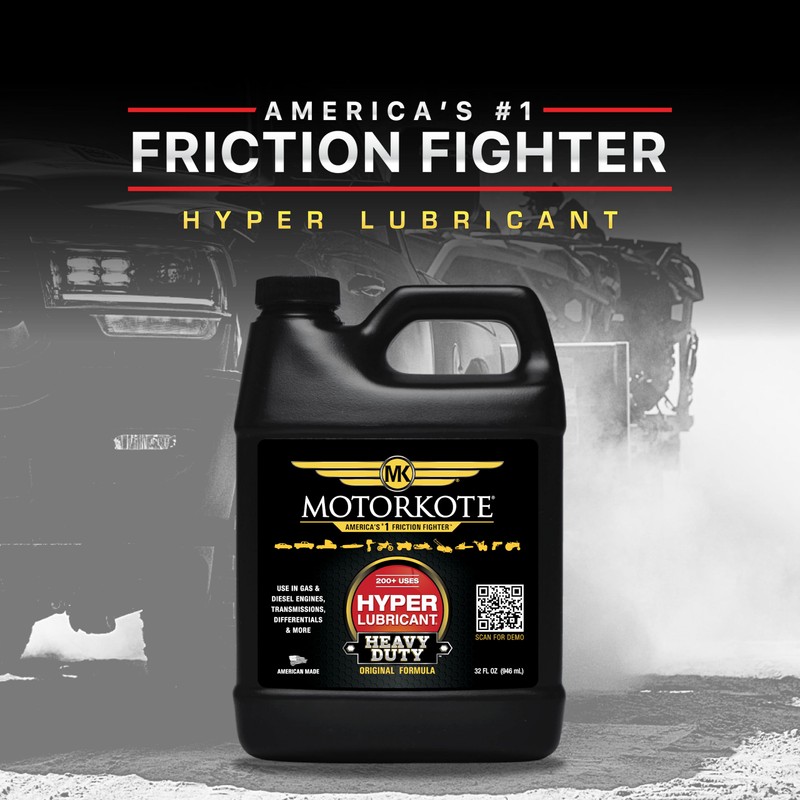 Motorkote MK-HL32-06 Heavy Duty Hyper Lubricant Engine Treatment, 32-Ounce, Single,