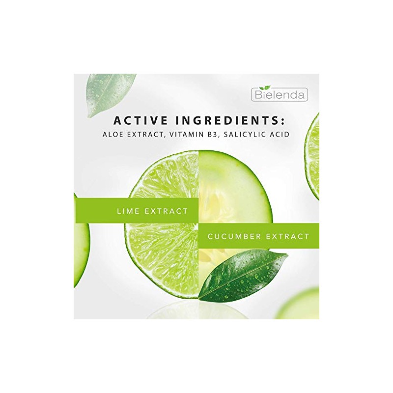 Bielenda Bielenda cucumber & lime anti-shine cream day/night 50ml