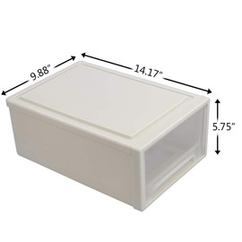 Easymanie 12 Quart Stacking Drawer, 1 Pack