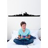Haynes Battleship II Silhouette Wall Decal Cutout 7.5"x48"