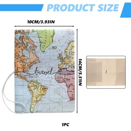 Passport Plastic Protective Case, Passport Cover for Adults and Children, Cover Passport Case, ID Cover, Vaccination Certificate Protection, Passport Case, ID Cover, Card Case, multicoloured