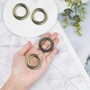 2 Pcs Bag Loop Handle Connector Zinc Alloy Round Alloy