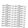 NUOBESTY 60 Pcs Necklace Clasp Lobster Bracelet Clasps Jewelry Making