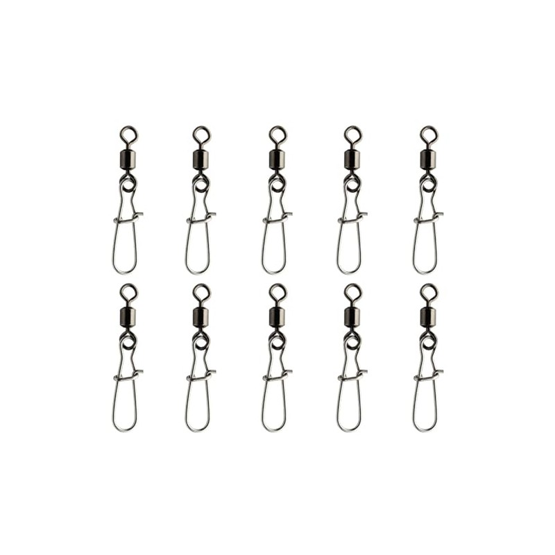 Spro Rolling Swivel with Fast Lock Snap - 10 Swivels,