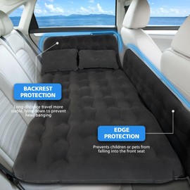 HNXKB SUV Air Mattress Camping Bed - Car Mattress Back Seat Portable Foldable Car Air Bed SUV Sleeping Pad Car Bed Mattress for Sedan SUV Truck