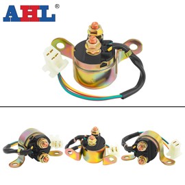 AHL Motorcycle Starter Relay Solenoid Suzuki GS750ED GS750ESD GS1100GD 1983 /DR200SE 1997-2007 /DR125SE 1994-1996 /VS750 Intruder 1988-1991/GS1100 1983 / GV1400 1986-1989/DR200 SE 1997-2007