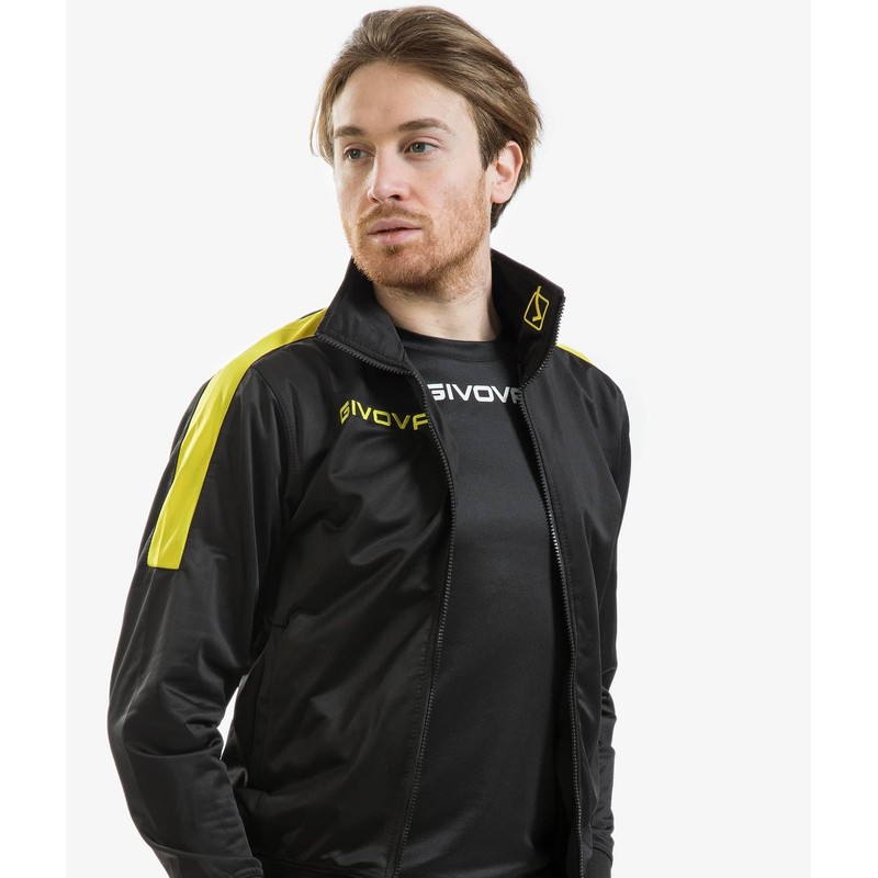Givova Boys Tr018l-0204-s Jumpsuit, Puma Black-Asphalt, S-L EU