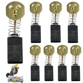 145323 Carbon Brushes Compatible with Black & Decker 145323-06, 145323-03 & 145323-02 - Fits for Dewalt Black & Decker DW705 DW708 Miter Saw Motor Brushes Parts (8 Pack)