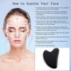 Black Jade Roller & Gua Sha Scraping Facial Tools Gift
