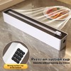 Plastic wrap Dispenser with Cutter, Suitable for 12" Long *