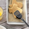 R&M International 96921 Mini 8" Spatula Tong with Locking Handle,