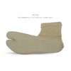 [NISHIORI] Men's Single Cloth Tabi Socks, 9.8 - 10.6 inches