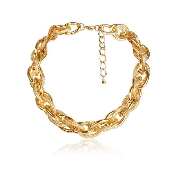 Chunky Gold Necklace Chunky Necklaces for Women Gold Statement Necklace