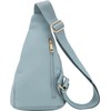 FashionPuzzle - Bolso bandolera de piel sintética ligera y suave,