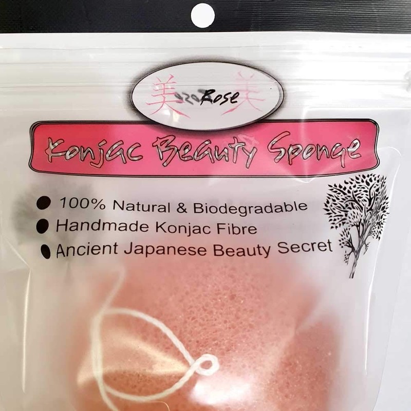 Konjac Sponge with Vitamins & Minerals Gentle Face Exfoliator
