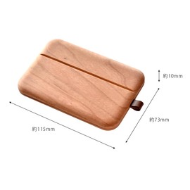 [Hacoa] "IC-Pass Case Gentle" Business and Private Smart with this 1 Smart Touch Payment with IC Card Stored, red (cherry)