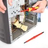 5pcs 500V Insulated Screwdrivers Set with Magnetic Slotted Phillips Pozidriv