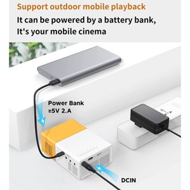 CY200 Portable Projector Smart Home Theater Media Player for Home Theater Cartoon Movies