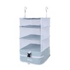 TABITORA Portable Hanging Travel Shelves Bag Packing Cube Organizer Suitcase