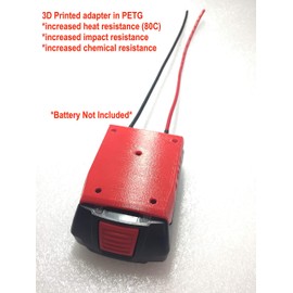 H Battery Adapter for Bosch 18v Dock Power Connector 18 volt12 Gauge Robotics