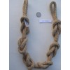 Shanklin Natural Jute Knotted Rope tiebacks