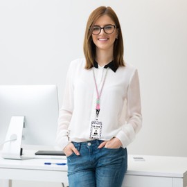 Ouligay Paracord Key Chain Lanyard Neck Strap Long Leather Neck Lanyard Long Wrist Paracord Lanyard Key Paracord Bracelets Key Ring for Keys ID Cards (Multi-Colour)