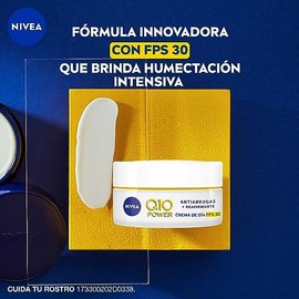 NIVEA Crema Facial Reafirmante Q10 (50 ml), Tratamiento Antiarrugas de Día Fps 30 ayuda a la generación de Colágeno en la piel y reducir las líneas...