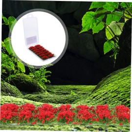 ORFOFE Box of Decorative Micro Landscape Simulation Cluster Miniature Adornment for Home Decor Garden and Photography Props Realistic Artificial Floral Arrangement