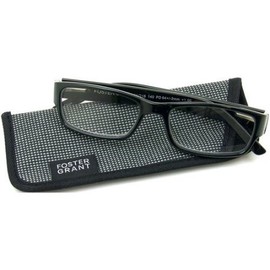 Foster Grant Rocket Men's Carbon Fiber Reading Glasses with Case +2.75