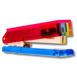 ban.do Cute Acrylic Stapler, Fun/Unique/Colorful Desk Accessories for Work/Office, Colorblock