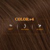 Easyouth Medium Brown Ponytail Hair Extensions Human Hair Remy Thick