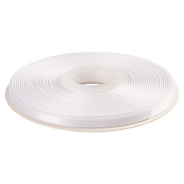 AVANAVA 6mm Wide Double Face Satin Ribbon - 45 Meters (029-White)