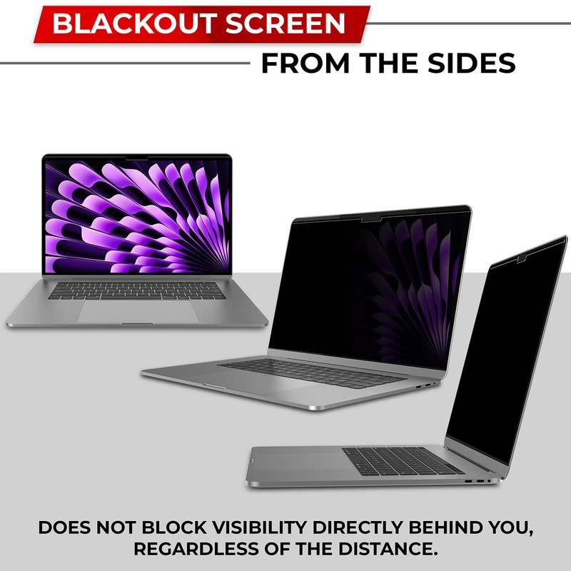 SightPro Magnetic Privacy Screen for MacBook Air 15 Inch (2023-2025,